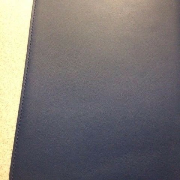 Mulberry leather iPad mini or eBook reader or tablet case Blossom blue - Picture 2 of 2
